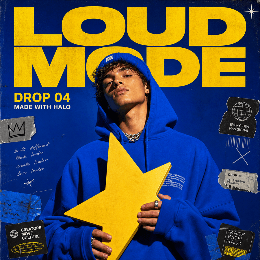 Loud Mode streetwear poster