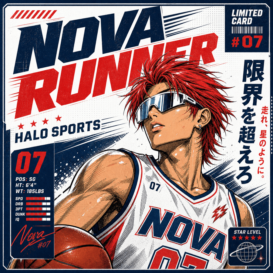 Nova Runner sports card